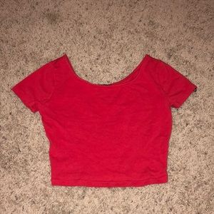 Red Crop Top